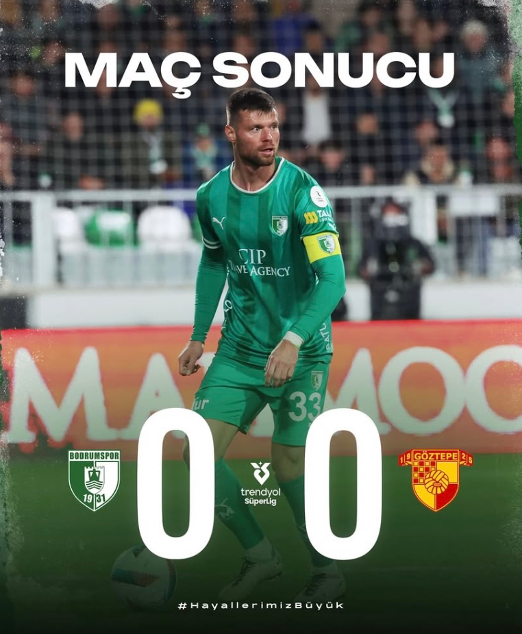Bodrum FK ve Göztepe Gol Atamadı, Puanlar Paylaşıldı!