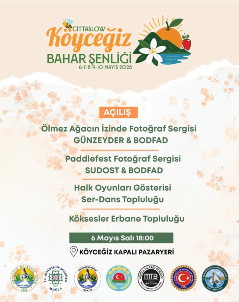 Köyceğiz Bahar Şenliği Başlıyor